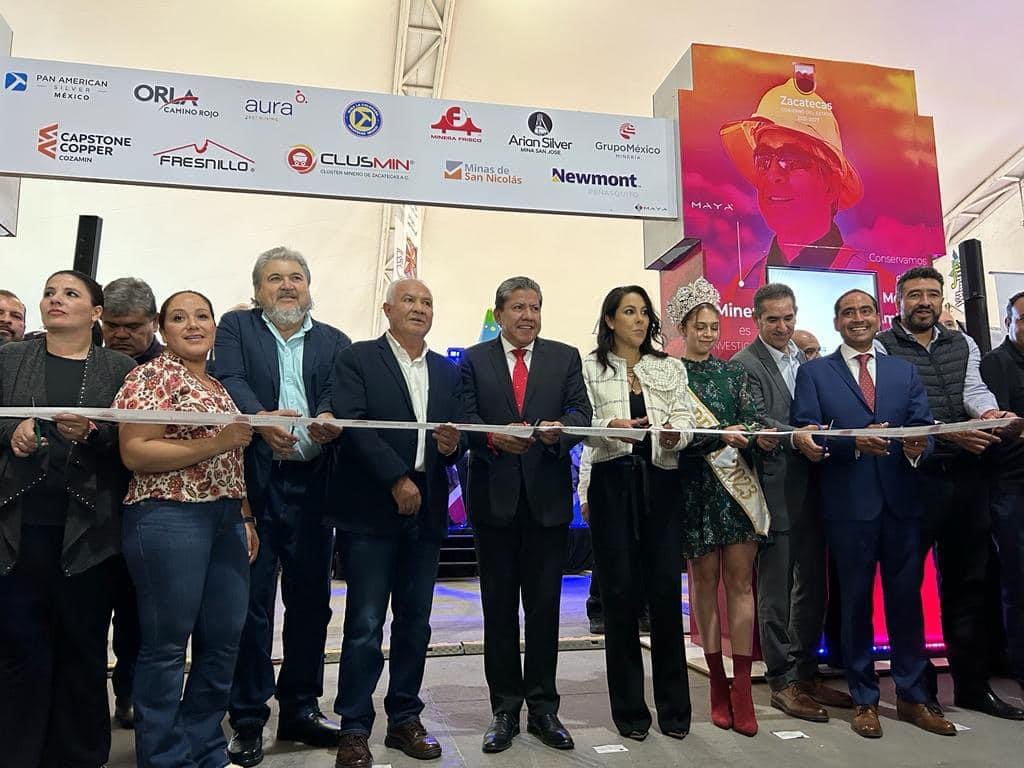 Inaugura Gobernador David Monreal el Pabellón Minero en la Feria Nacional de Zacatecas 2023.