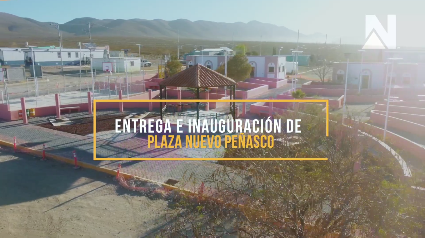 Vídeo: Rehabilita Newmont Peñasquito plaza de Nuevo Peñasco.