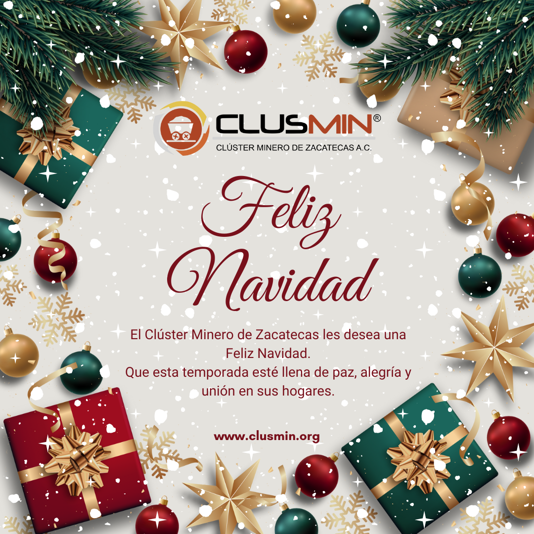 El Clúster Minero de Zacatecas les desea una Feliz Navidad