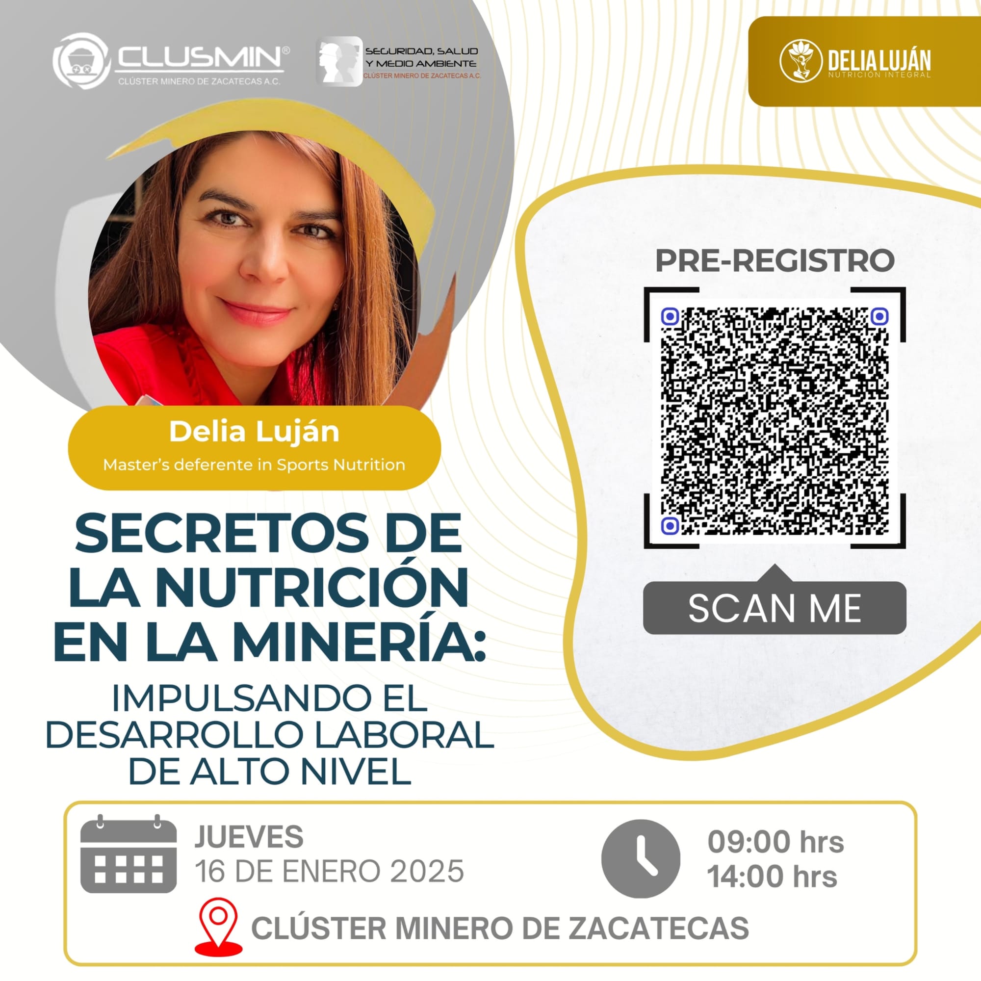 Invitación al Evento: “Secretos de la Nutrición en la Minería”