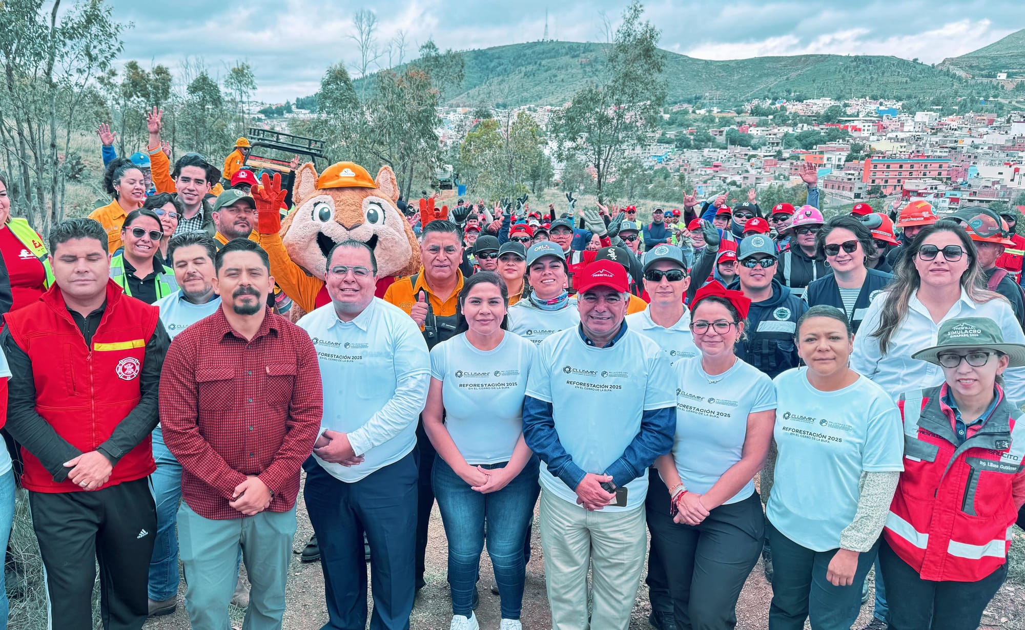 Se lleva a cabo la jornada de Reforestación 2025 en el Cerro de La Bufa