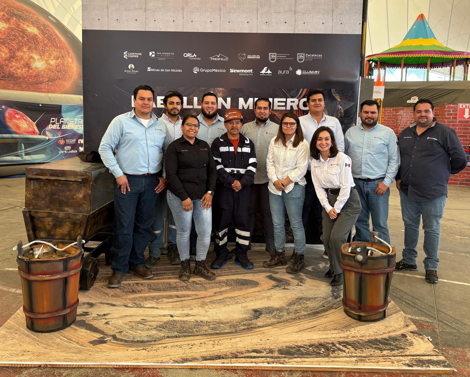 GRUPO MÉXICO COMPARTE SUS ACCIONES CON LA COMUNIDAD EN PABELLÓN MINERO DE LA FENAZA 2025
