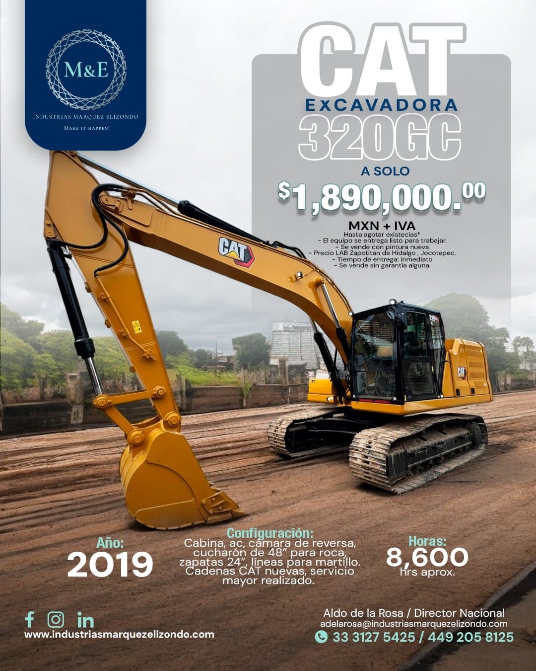 Necesitas una excavadora de inmediato, nosotros la tenemos!!!! Venta o renta....