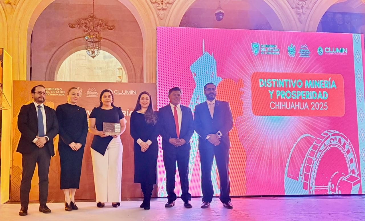 GRUPO MÉXICO RECIBE EL DISTINTIVO “MINERÍA Y PROSPERIDAD 2025” POR SU IMPULSO AL DESARROLLO ECONÓMICO Y SOCIAL DE CHIHUAHUA
