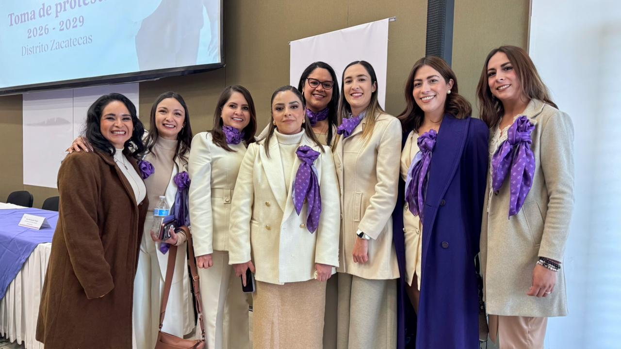 Fátima Santillán asume la presidencia de WIM Distrito Zacatecas