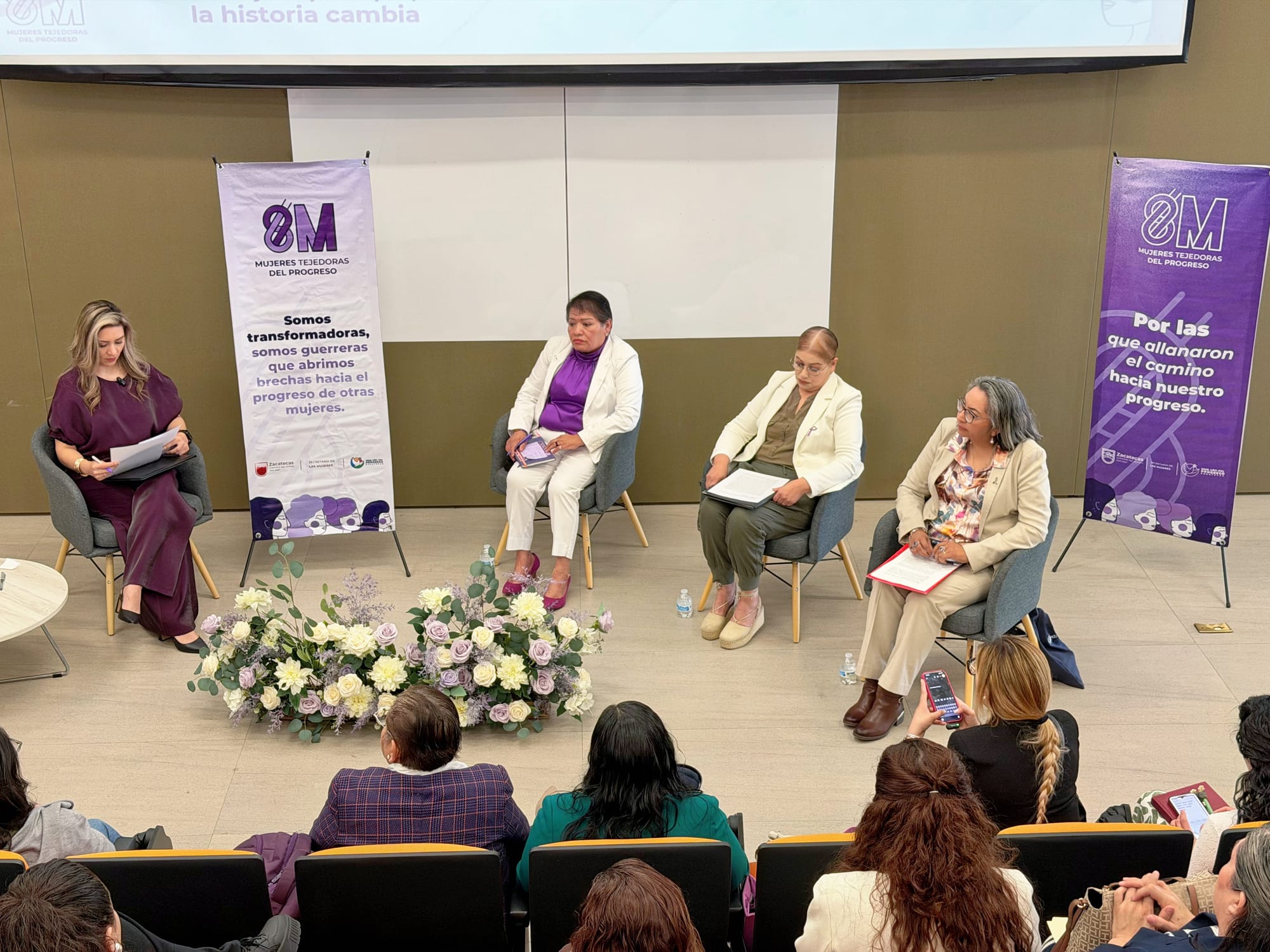 Panel “Relatos Feministas” promueve el diálogo sobre la participación de las mujeres en Zacatecas