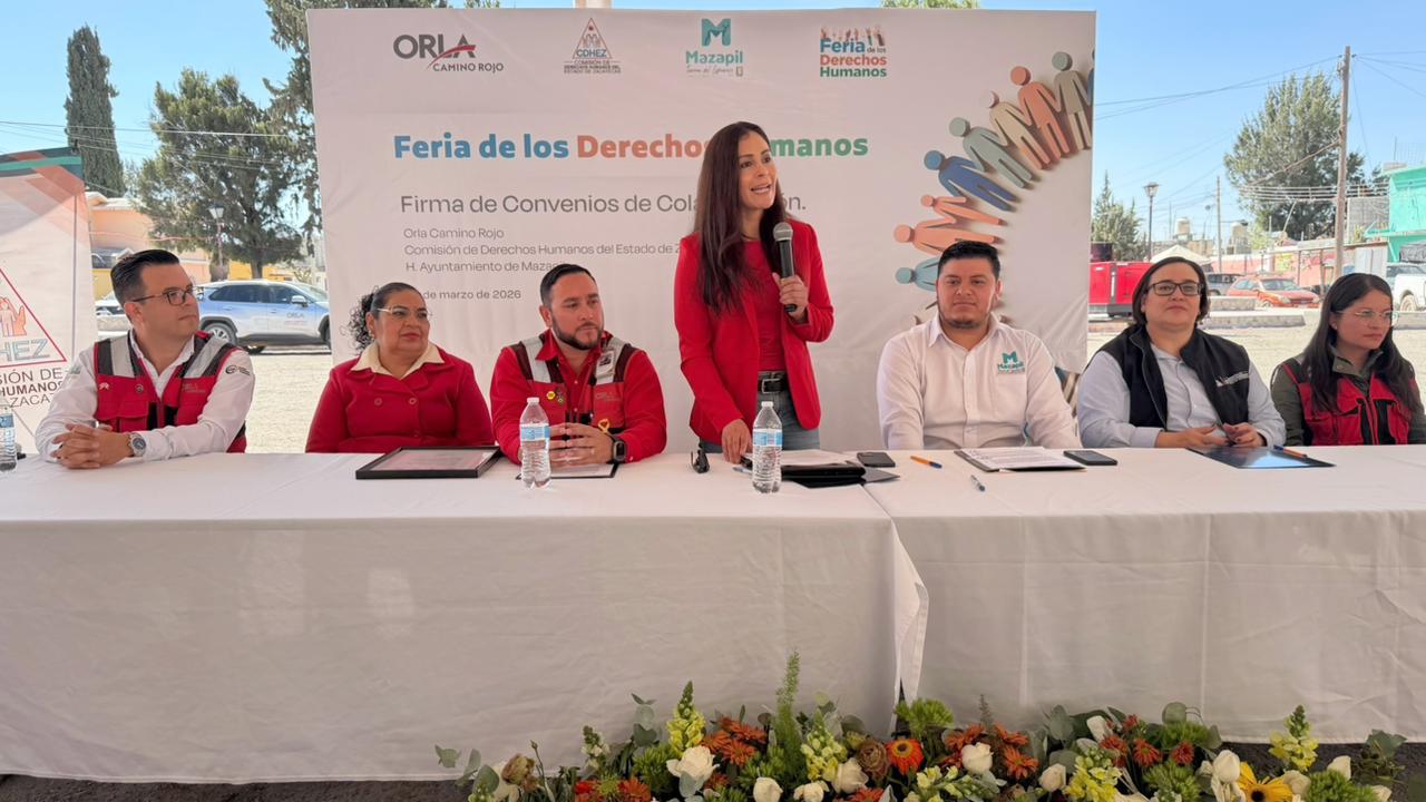 Orla Camino Rojo impulsa Feria de Derechos Humanos en San Tiburcio
