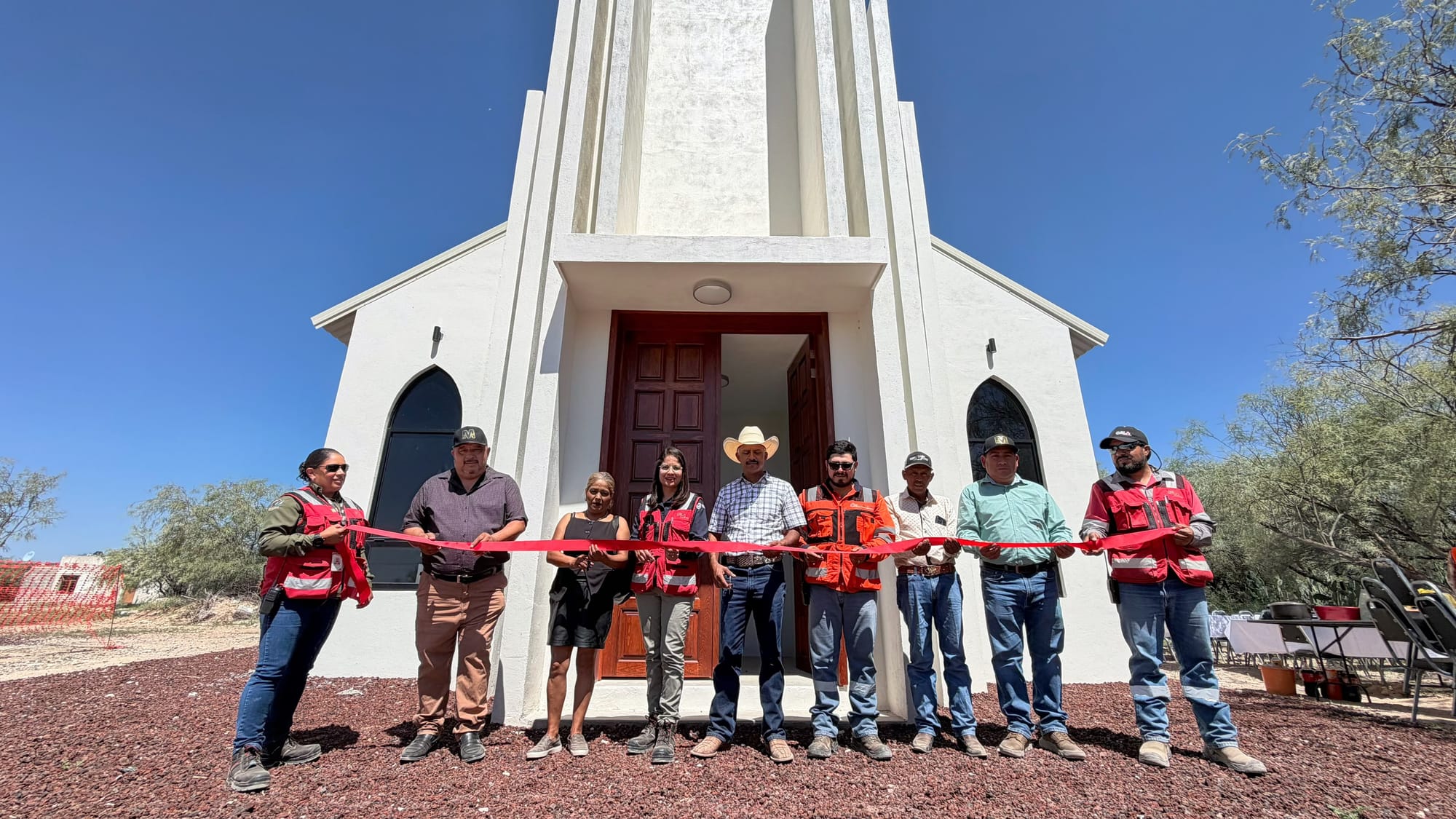 Orla Camino Rojo entrega el Templo San Francisco de Asís en La Pardita, resultado del diálogo y la colaboración con la comunidad