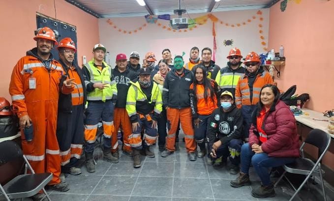 'Grupo Capricornio', celebra un año de operación en Juanicipio con cero accidentes incapacitantes