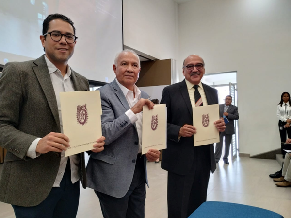 Firma del Convenio de Colaboración entre el Instituto Politécnico Nacional y Minera Frisco.