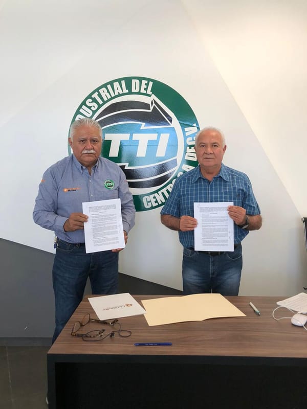 Firma Clusmin convenio de afiliación con TTI Industrial del Centro