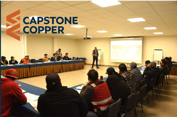 Continua Capstone Copper capacitación de proveedores Centro de Minería Clusmin