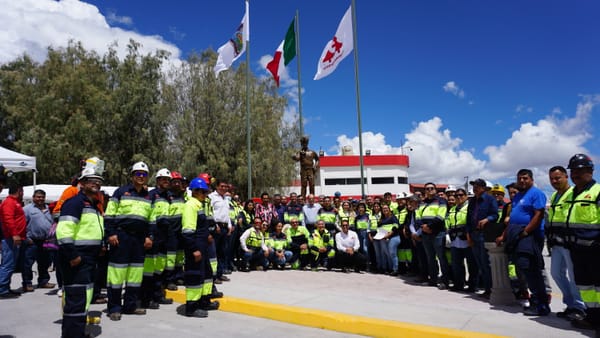 Inauguración del Monumento al Minero