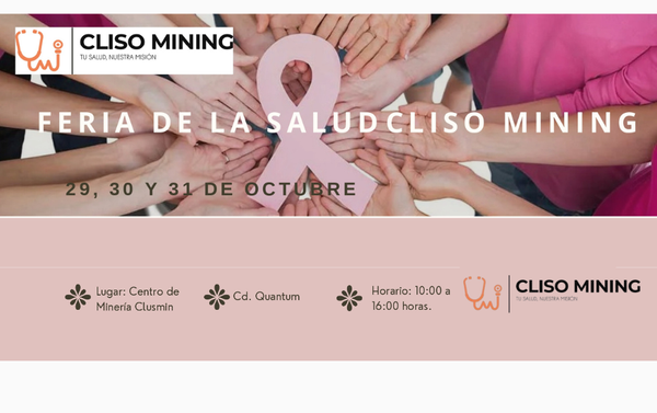 Feria de Salud Cliso Mining.