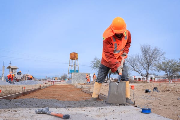 Transformación en San Tiburcio: Orla Camino Rojo Completa el 50% del Embellecimiento de la Entrada Principal de San Tiburcio.