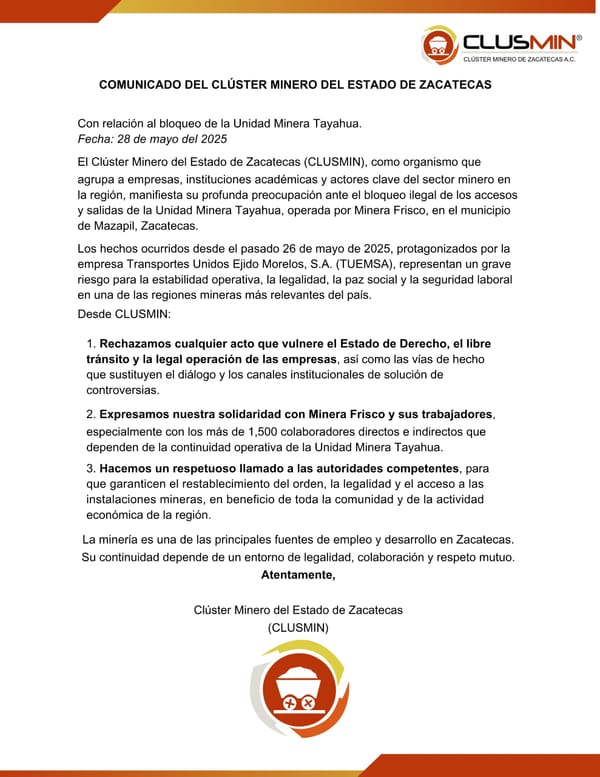 Comunicado