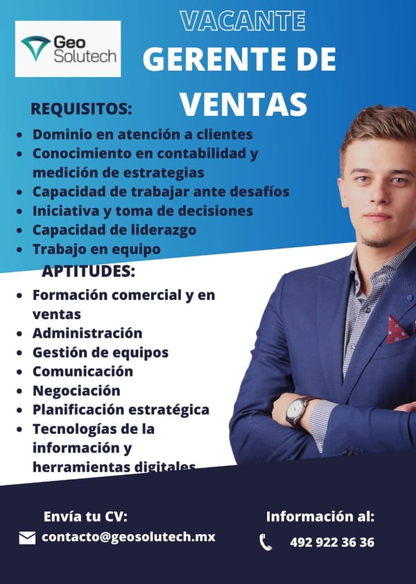 Vacante en Geo Solutech