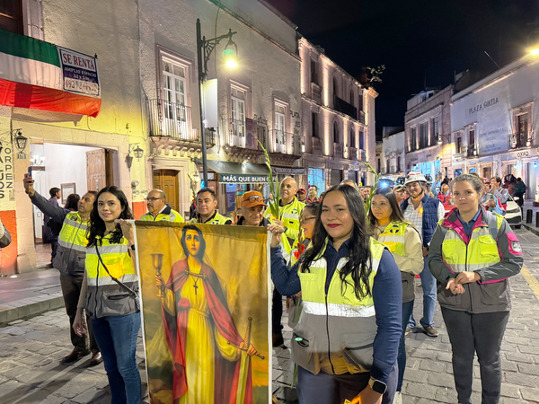 Grupo Terra participa en peregrinación minera en honor a Nuestra señora de los remedios de los zacatecas y al 479 aniversario de la fundación del estado de Zacatecas.