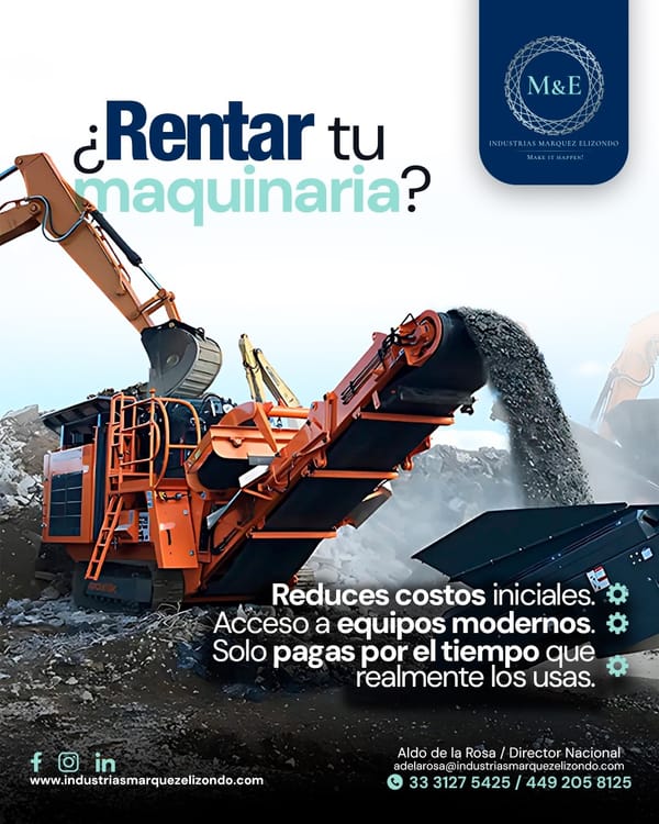 Equipos de trituracion disponibles para renta y/o venta...