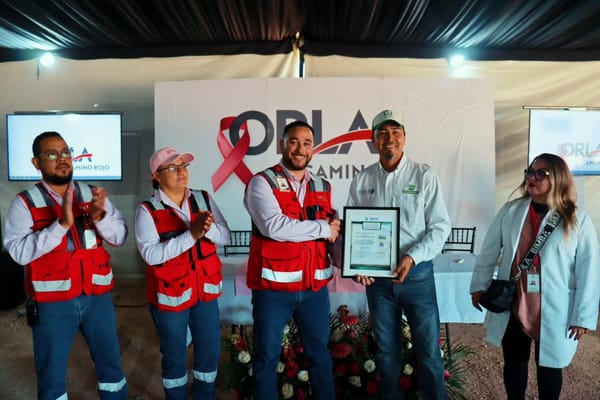 Orla Camino Rojo se viste de rosa por la salud y la prevención.