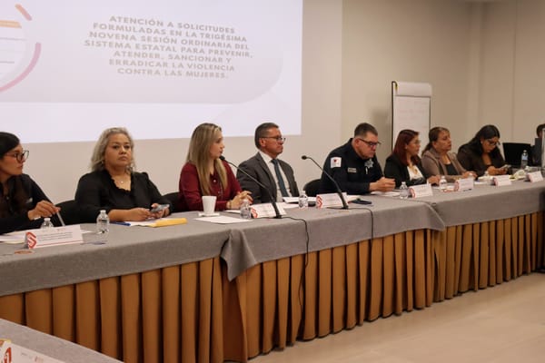 Realizan la 40.ª Sesión Ordinaria del SEPASEV para fortalecer las acciones de prevención y atención de la violencia contra las mujeres