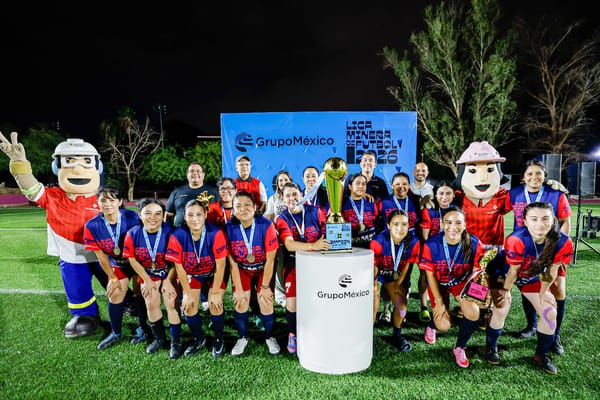 YA HAY CAMPEONES  DE LA LIGA MINERA DE FÚTBOL GRUPO MÉXICO 2026