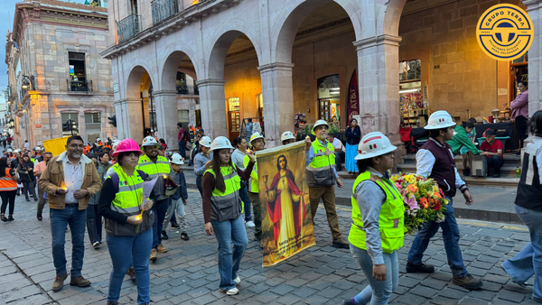 Grupo TERRA  en la tradicional peregrinación en honor a Nuestra Señora de los Remedios de los Zacatecas
