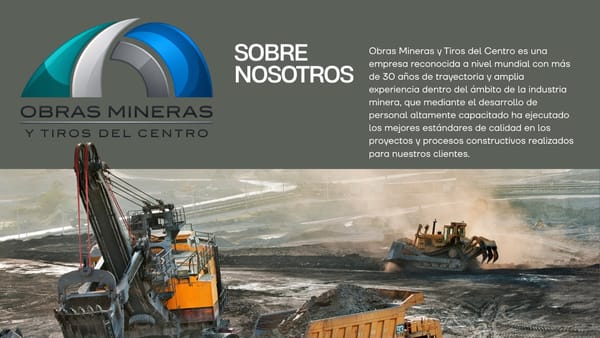 VACANTES DISPONIBLES OBRAS MINERAS Y TIROS DEL CENTRO